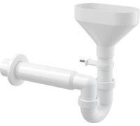 Siphon tubulaire Alcadrain avec entonnoir pour l'égouttement des condensats DN50