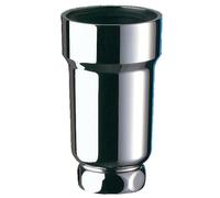 Delabie Siphon d'urinoir 771000 – vertical Ø50/Ø32, garde d'eau 50 mm, avec écrou, ABS