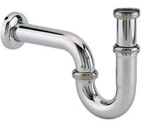 siphon vasque - laiton chromé - sortie murale - entraxe 300 mm - inox - valentin 17020000000