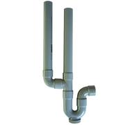 Siphons double en PVC pour machine à laver Ø 40 - jardiboutique