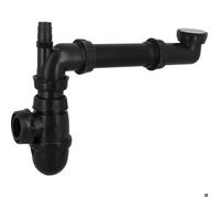 Siphons universel avec tubulure gain de place - NICOLL - Lavabo et Évier - Matières recyclées