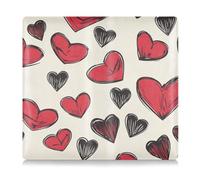 siphylline Cœur de Saint-Valentin _ Porte-cartes d'immatriculation et d'assurance en cuir PU pour cartes, document essentiel permis de conduire, Cœurs de la Saint-Valentin, 1 size