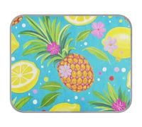 siphylline Fashion Summer Fruit Ananas Lemon Blue Summer Cooling Dog Mat Self Cooling Dog Beds for Outdoor Cats for Puppy Outdoor Pet Summer Manta Fria para Perros S