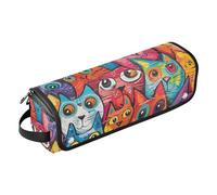 siphylline Organiseur d'outils capillaires 2 en 1 avec tapis en fer imperméable pour fer plat, fer à lisser, fer à friser, organisateur d'accessoires pour cheveux Carat mignon gribouillage art