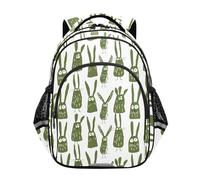 siphylline Sac à dos décontracté pour enfants garçons filles sac à jouets enfants sac à dos voyage sac à dos monstres animaux kaki blanc, Monstres Animaux Kaki Blanc, M