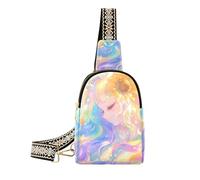 siphylline Sac banane tendance avec motif licornes magiques pour fille et tournesol en cuir pour femme, sac banane pour femme, licornes magiques et tournesol, taille 1, Licornes magiques Tournesol