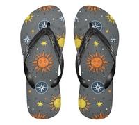 siphylline Tongs en caoutchouc gris nébuleuse Space Star pour homme à séchage rapide pour femme pour la natation en plein air, la randonnée, les voyages, Space Star Nebula Gray, Medium