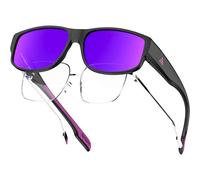 SIPLION Lunettes de soleil superposées hommes et femmes : Protection UV400 polarisée, lunettes de soleil avec clip pour lunettes de prescription
