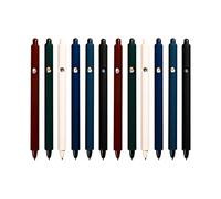 SIPLIV Lot de 12 stylos à bille avec encre multicolore, motif émoticônes de dessin animé créatif pour décoration de fête, bureau, fournitures scolaires - Couleur rétro