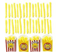 SIPLIV Lot de 32 mini gommes 3D en forme de frites, mignonnes et fantaisies pour les fêtes, les devoirs, les récompenses, l'école, les étudiants, les vacances