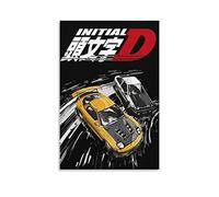 SIPMAN Impression sur toile initiale D pour décoration d'intérieur - Affiches pour chambre - Esthétique - Art mural sans cadre - 30 x 45 cm