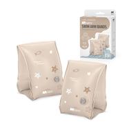 SIPO Bouée gonflable beige pour enfants de 3 à 6 ans, aide à la natation pour apprendre à nager, 15-30 kg, pour piscine, voyage, été et vacances