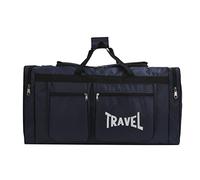 Sipobuy 100L Sac Molleton Polochon De Voyage Pliable, Sac De Sport, Compartiment à Chaussures, Léger Et Imperméable, Grande Capacité, Unisexe (Bleu)