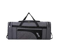 Sipobuy 80L Pliable Voyage Sac, Sport Gym Sac, Compartiment À Chaussures, Holdal, Léger Et Étanche, Grande Capacité, Unisexe (Grey)