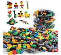 Sipobuy DIY Construction Building Briques Créatives 1000pcs Blocs Ensemble, Compatible avec Toutes Les Marques Principales, Formes Multicolores, Cadeau Jouet Éducation Précoce pour 3+ Enfants