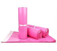 Sipobuy Lot de 100 sacs postaux en polyéthylène étanches et résistants à l'humidité Rose 25 x 35 cm