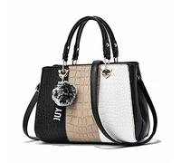 Sipobuy Vague De Femmes Sacs À Main Messenger Sac Dames Élégant Épaule Femmes Sac Fourre-Tout Pour Les Femmes (Khaki)