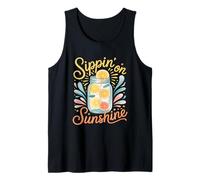 Sippin' on Sunshine Summer Design Art Fun Débardeur