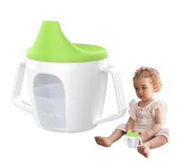 Sippy Glass - Tasse à bec verseur avec poignées ergonomiques pour bébé, lunettes d'entraînement pour avec prise sinlips | Coupe de 6 mois pour en transition, décharge