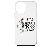 Sips About to Go Down Wine Retirement Party Life Sip Happens Coque pour iPhone 12 Mini