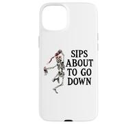 Sips About to Go Down Wine Retirement Party Life Sip Happens Coque pour iPhone 15 Plus