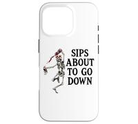 Sips About to Go Down Wine Retirement Party Life Sip Happens Coque pour iPhone 16 Pro