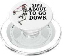 Sips About to Go Down Wine Retirement Party Life Sip Happens PopSockets PopGrip pour MagSafe