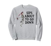 Sips About to Go Down Wine Retirement Party Life Sip Happens Sweatshirt