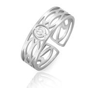 SIPURIS Bague Sikhisme Symbole Sikh Bague religieuse pour homme et femme en acier inoxydable Inde Malaisie Bague de protection amulette, Acier inoxydable, Aucune pierre précieuse