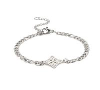 SIPURIS Bracelet de sorcière avec nœud celtique pour femmes et hommes, bracelets en acier inoxydable sorcellerie géométrique protection amulette bijoux cadeaux, Ajustable, Acier inoxydable, Pas de