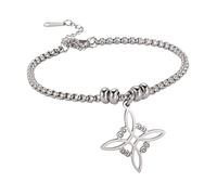 SIPURIS Bracelet de sorcière homme et femme-Bracelet en acier inoxydable Amulette de protection géométrique Bracelet sans pierres précieuses 6.69 1.97inch