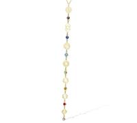 SIPURIS Collier bouddhiste en forme de Y avec pendentif en forme de fleur de lotus pour femme - Mandala vintage - Cadeau spirituel, One size, Acier inoxydable, Pas de gemme