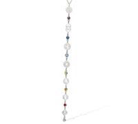 SIPURIS Collier bouddhiste en forme de Y avec pendentif en forme de fleur de lotus pour femme - Mandala vintage - Cadeau spirituel, One size, Acier inoxydable, Pas de gemme