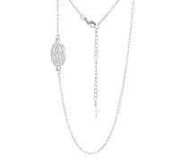 SIPURIS Médaille miracle de la Vierge Marie pour homme et femme avec pendentif en forme de croix de Vierge Marie, 0.44*0.94in, Acier inoxydable, Pas de pierre précieuse