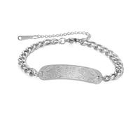 SIPURIS Zakiram Bracelet pour homme et femme Tibétain Bouddhiste Main Corde contenant des fleurs de lotus de bon augure Bijoux religieux, 1.5*0.39in, Acier inoxydable, Pas de gemme