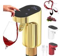 Sipvault - Distributeur intelligent de liqueur, distributeur de boissons à whisky, distributeur intelligent d'alcool, décanteur de vin électrique, quantité réglable pour l'alcool (Gold)