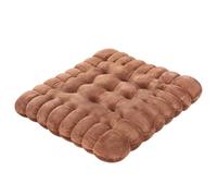 SIQITECH Coussin d'Assise Carre Biscuit Rembourré Coussinette Épais avec Housse Galette de Chaise Moelleuse Coussin d'Assise Mignon pour Bureau Salon Café Décoration Confortable