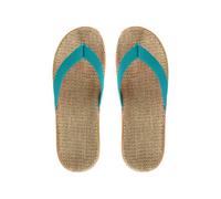 SIQITECH Flip Flops en Lin d'Eté Tongs de Sport Homme Antidérapant Sandales de Plage Classique Pantoufles de la Maison Confortable Adulte Taille Grande pour Promonade Mer Pêche Randonnée Bateau