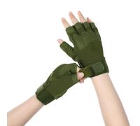 SIQITECH Gants Cyclisme Demi-Doigts Eté Homme Mitaines de VTT Antidérapant Gants de Gym Anti-Choc Respirants Mitaines de Vélo MTB Anti-Dérapage pour Cycliste Musculation Sports Haltérophilie Fitness