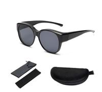SiQiYu Filterseed Polarized Sunglasses,Belladora Fit over Sunglasses,Urumqi Polarized Uv400 Protection Trendy Round Cat-Eye (B)