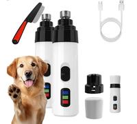 SiQiYu Whisperpaws Pain-Free Nail Trimmer for Dogs, with LED Light and 3 Speeds, It is Cordless and Lightweight, Has a Grinding Head, and is Ultra-Quiet. Suitable for Dogs and Cats (2)