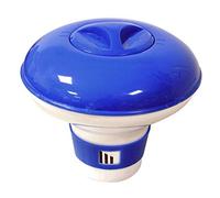 SIQUA Distributeur Flottant de Chlore Grand Format pour Piscine et Spa, Doseur Automatique Réglable pour Pastilles de 200 g, Grande Capacité 13-15 Tablettes, PVC Résistant UVV