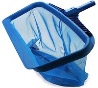 SIQUA Épuisette Piscine Extra Large avec Sac Grande Capacité, Filet Ramasse Feuilles et Insectes, Connexion Clip Universelle Compatible Manches Télescopiques, Nettoyage Fond et Surface Piscine