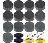 SIQUK 130 Pièces Disques de Ponçage 75mm Disques Abrasifs Ronds Grain 60-5000 Papier de Verre Sec à l'eau Feuilles Abrasives pour Métal Ponceuse Polissage Auto