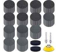 SIQUK 260 Pièces Disques de Ponçage 50mm Disques Abrasif Papier de Verre Sec à L'Eau Feuilles Abrasives Grain 60-5000 pour Bois Métal Miroir Bijoux Polissage