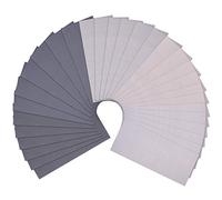 SIQUK 30 Pièces Papier de Verre Sec et Humide Assortiment de Papier Abrasive Grain 2000 3000 5000 7000 10000, 9 X 3,6 Pouces
