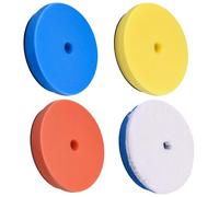 SIQUK 4 Pièces Éponge de Polissage Voiture 150mm, Éponge Polir Auto Polissage Pad Tampon Pad pour Voiture Ponçage Polissage