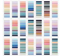 SIQUK 4200 Pièces Marque Page Adhesif Onglets Autocollants Index Tabs Onglets Index Collants Marqueur Page Feuillets Sticky Notes Index Inscriptibles pour Document Fichier Livre, 21 Set