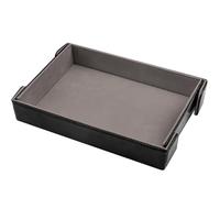 SIQUK Plateau de Dés Magnétique Piste de Dés Pliable Rectangulaire Dice Tray pour DND RPG Jeux de Table, Gris