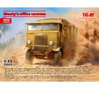 Maquette Camion Monty's Office Caravan |icm|35603| 1:35 Maquette Char Promo
